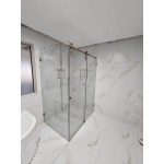 Sero-L Frameless Sliding Door L Shape Shower Screen 980-1100 *900